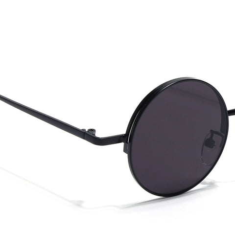 Quasar | Black Round Sunglasses MG3508