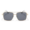 Ebon | Aviator Sunglasses (Black Lens | Golden Frame - MG5178)
