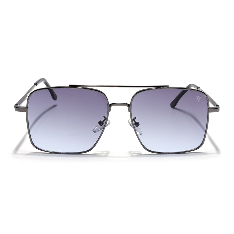 Ebon | Aviator Sunglasses (Grey Lens | Grey Frame - MG5181)