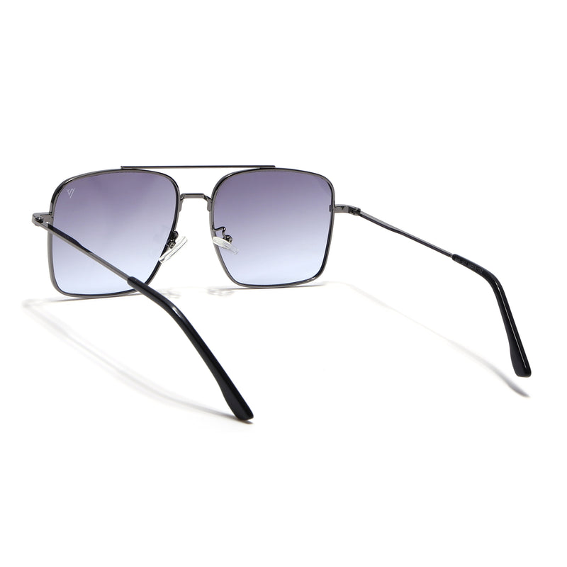Ebon | Aviator Sunglasses (Grey Lens | Grey Frame - MG5181)