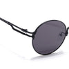 Round Sunglasses (Black Lens | Black Frame  - MG5187)