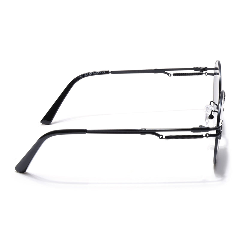 Round Sunglasses (Black Lens | Black Frame  - MG5187)