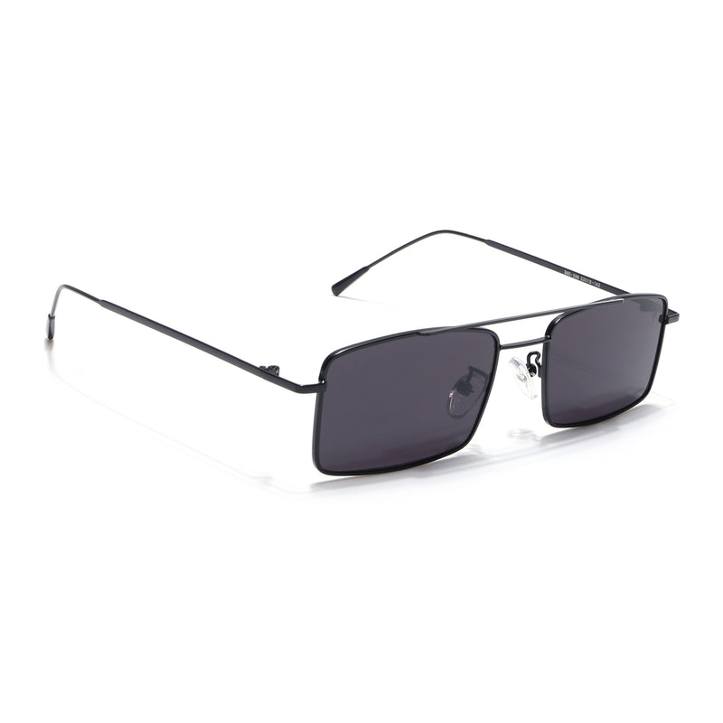 Rectangle Sunglasses (Black Lens | Black Frame  - MG5193)