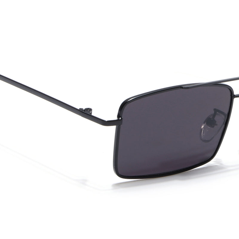 Rectangle Sunglasses (Black Lens | Black Frame  - MG5193)