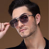Aviator Sunglasses (Blue Lens | Silver Frame  - MG5205)