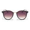 Vista | Cateye Sunglasses (Brown & Clear Lens | Dark Brown Frame - MG3188)