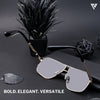 Black Polarized Wayfarer Sunglasses - PMG4202