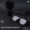 Black Polarized Wayfarer Sunglasses - PMG4188