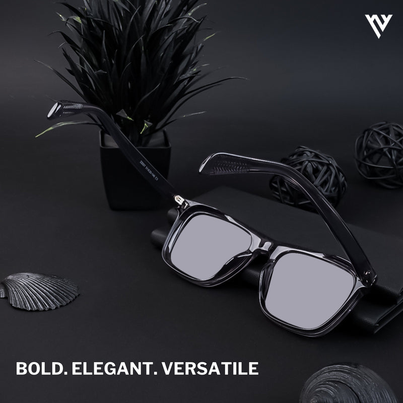 Black Polarized Wayfarer Sunglasses - PMG4188