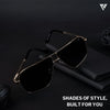 Black Polarized Wayfarer Sunglasses - PMG4202