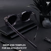 Galactic | Grey Polarized Wayfarer Sunglasses - PMG4191
