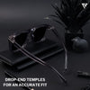Black Polarized Wayfarer Sunglasses - PMG4188