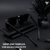 Black Polarized Wayfarer Sunglasses - PMG4186