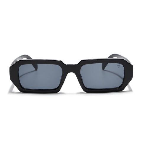 Nuvé | Black Rectangle Sunglasses | MG7344