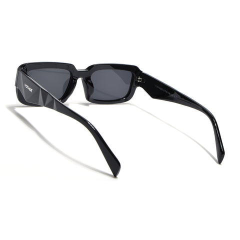 Nuvé | Black Rectangle Sunglasses | MG7344