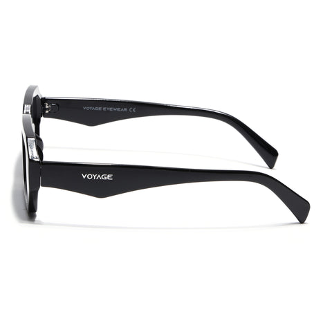 Nuvé | Black Rectangle Sunglasses | MG7344