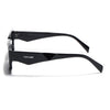 Nuvé | Black Rectangle Sunglasses | MG7344