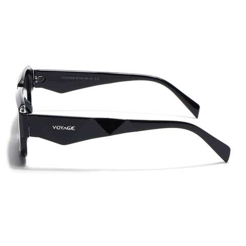 Nuvé | Black Rectangle Sunglasses | MG7344