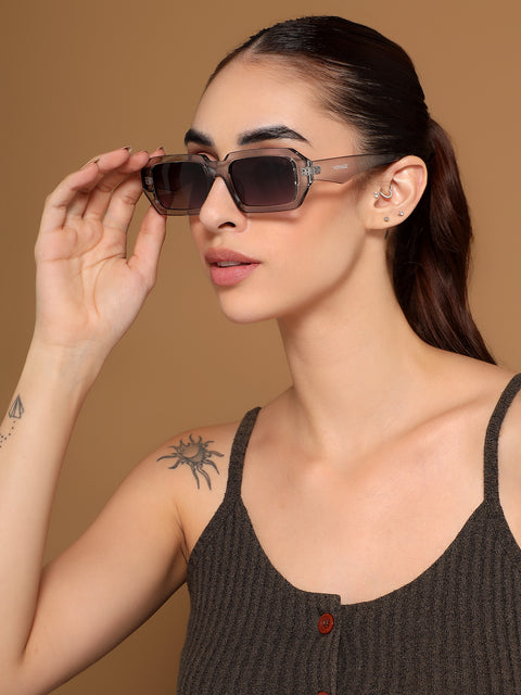 Nuvé | Transparent Rectangle Sunglasses | MG7345