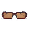 Nuvé | Brown Rectangle Sunglasses | MG7346
