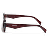 Nuvé | Brown Rectangle Sunglasses | MG7346