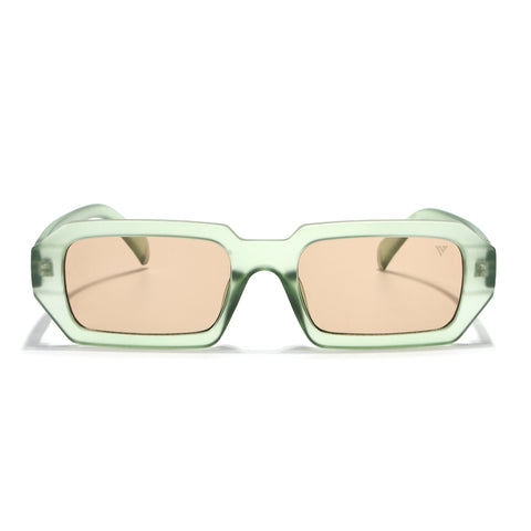 Nuvé | Green Rectangle Sunglasses | MG7347