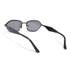 Oval Sunglasses (Black Lens | Black Frame - MG9146)