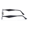 Oval Sunglasses (Black Lens | Black Frame - MG9146)