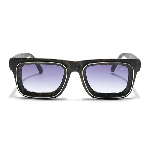 Smuggler | Military & Silver Unisex Sunglasses | Grey & Clear Lens - MG6424