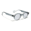 Round Sunglasses for Men & Women (Grey Lens | Transparent Grey Frame - MG7672)