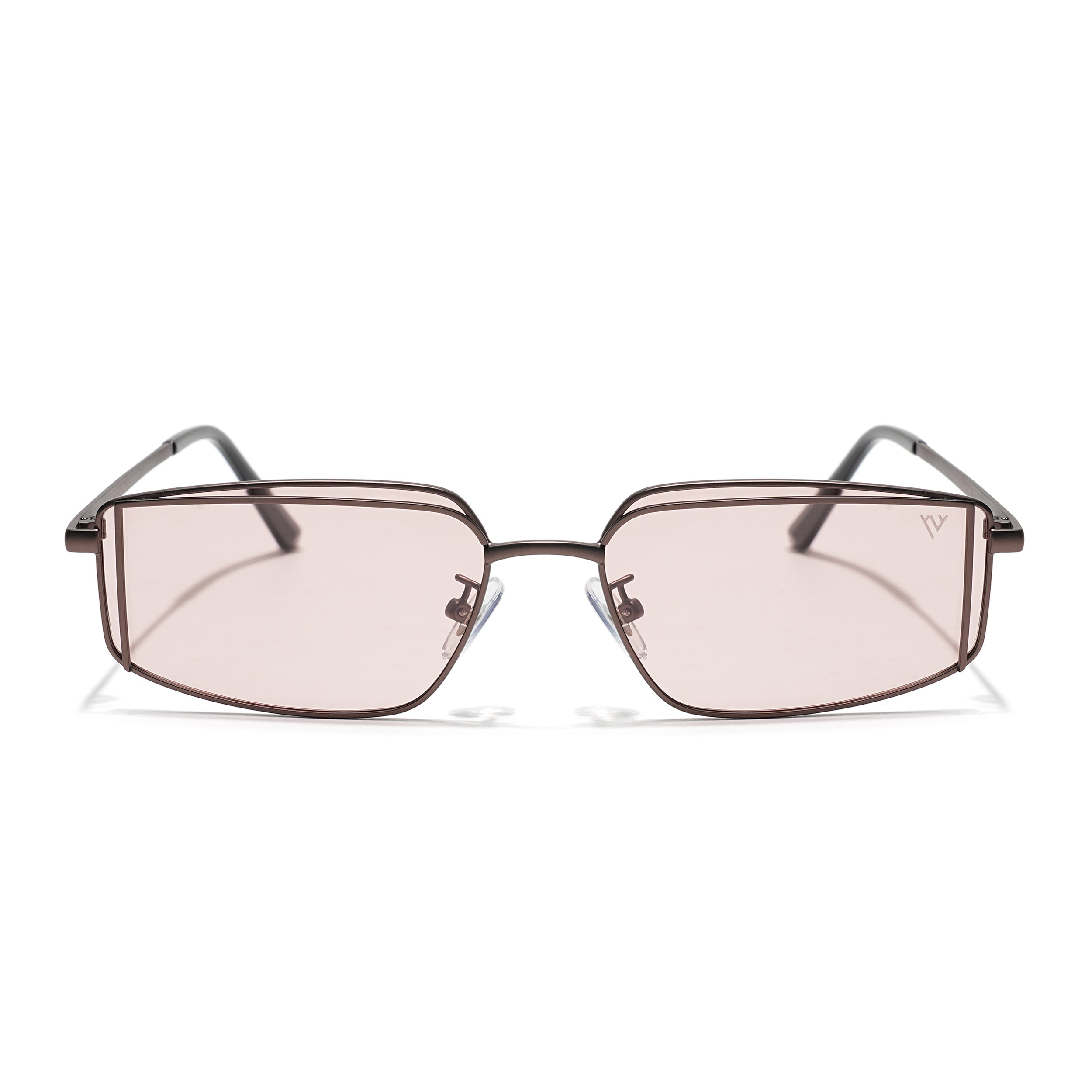 Predator | Brown Rectangle Polarized Sunglasses |  Brown Frame - PMG7641