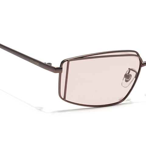 Predator | Brown Rectangle Polarized Sunglasses |  Brown Frame - PMG7641