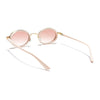 Oval Sunglasses (Light Brown Lens | Golden & Nude Frame - MG6350)