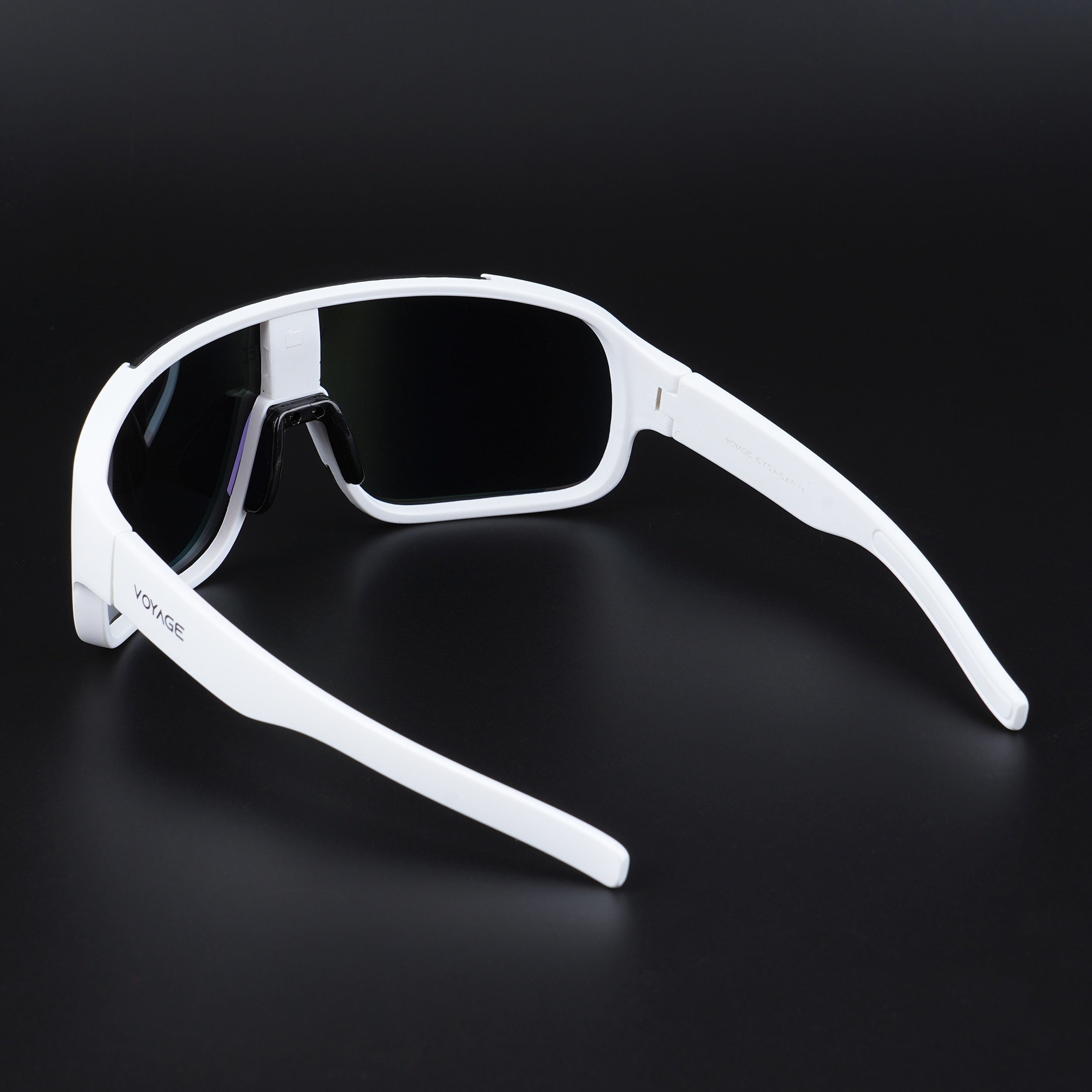 Drift Sunglasses (Multicolor Lens | White Frame - MG5519)