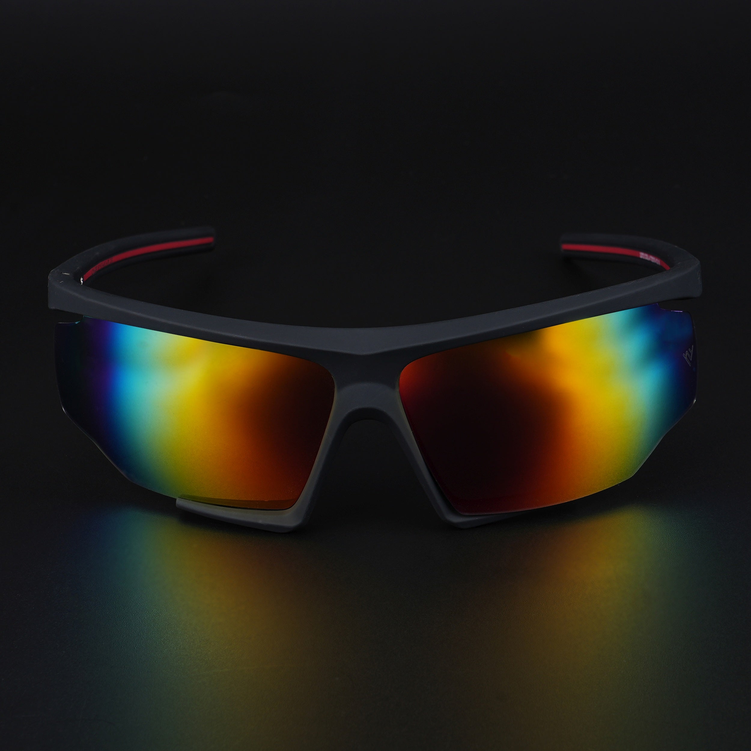 Drift Sunglasses (Multicolor Lens | Black Frame - MG5512)