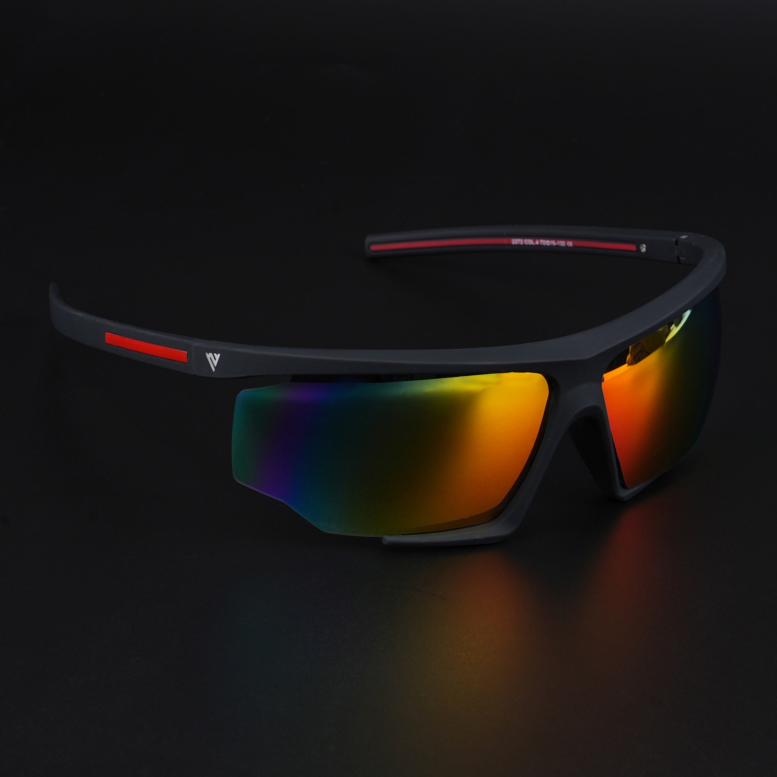 Drift Sunglasses (Multicolor Lens | Black Frame - MG5512)