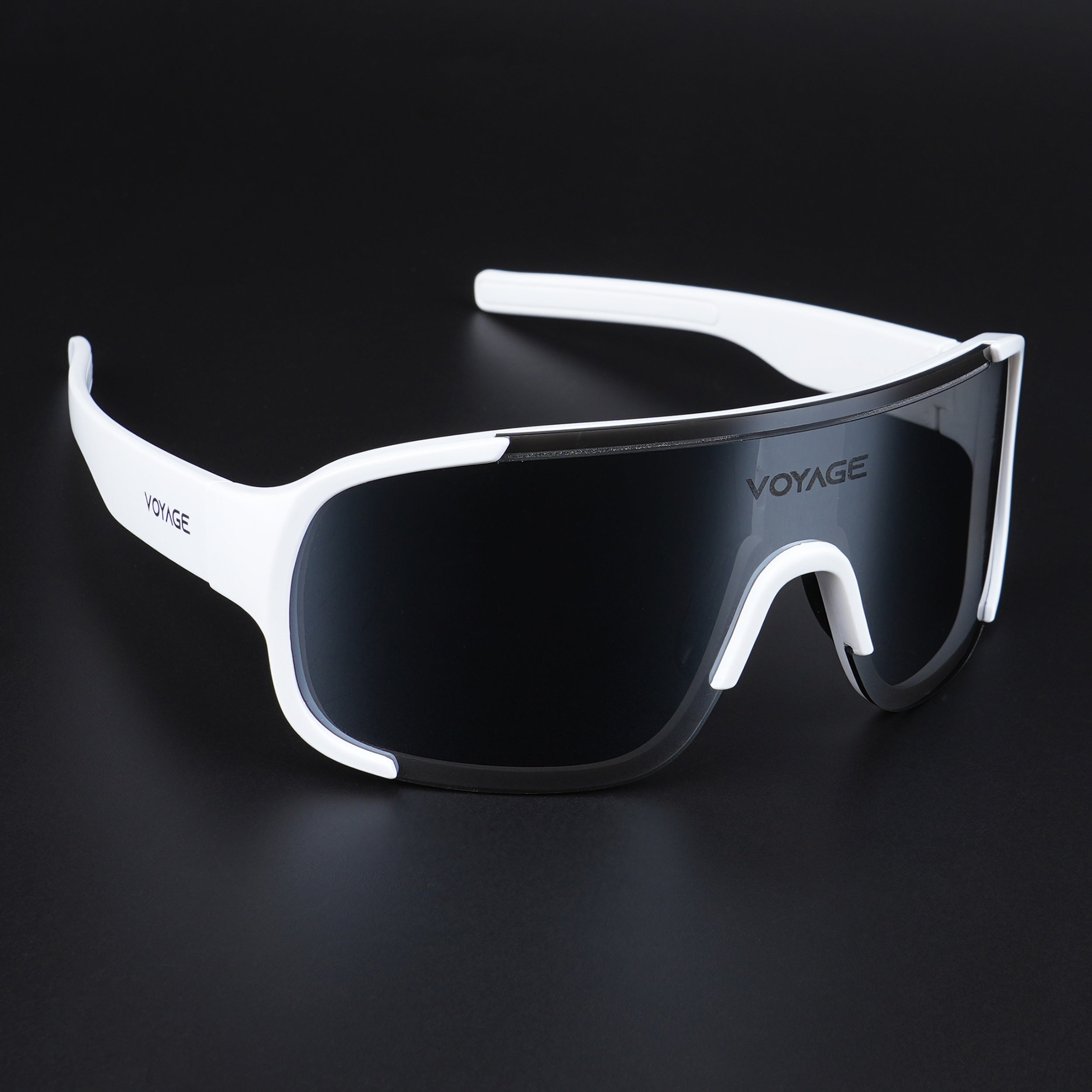 Drift Sunglasses (Grey Lens | White Frame - MG5514)
