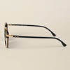 Round Sunglasses (Grey & Clear Lens | Golden Frame  - MG5206)