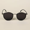 Round Sunglasses (Black Lens | Grey Frame  - MG5207)