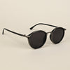 Round Sunglasses (Black Lens | Grey Frame  - MG5207)