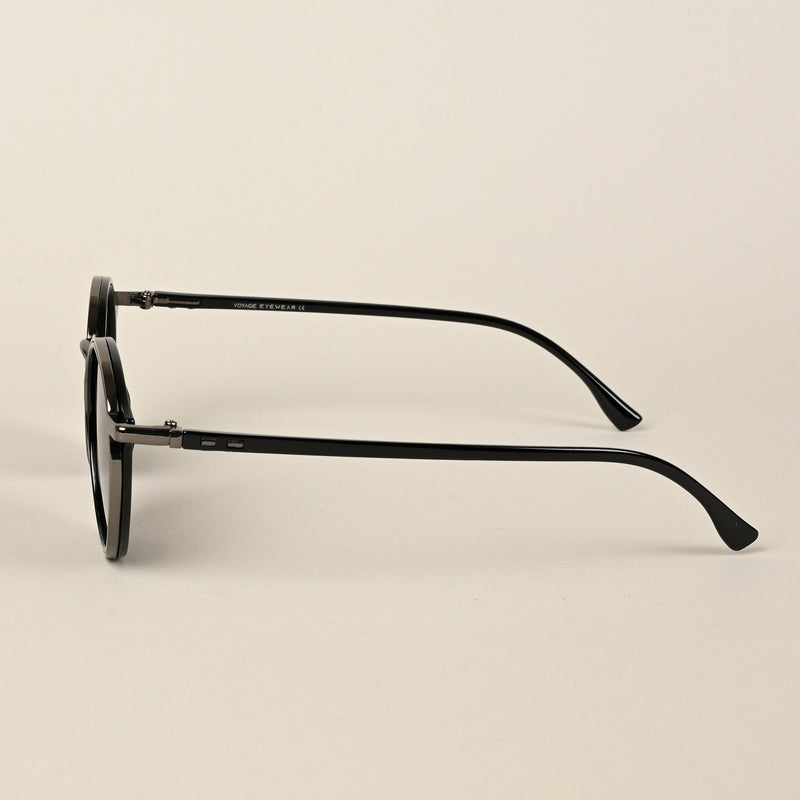 Round Sunglasses (Black Lens | Grey Frame  - MG5207)
