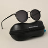 Round Sunglasses (Black Lens | Grey Frame  - MG5207)