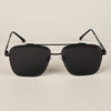 Aviator Sunglasses (Black Lens | Black Frame  - MG5196)
