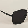 Aviator Sunglasses (Black Lens | Black Frame  - MG5196)