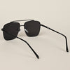 Aviator Sunglasses (Black Lens | Black Frame  - MG5196)