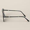 Aviator Sunglasses (Black Lens | Black Frame  - MG5196)