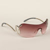 Wrap Around Brown & Pink Sunglasses - MG4514