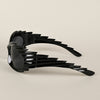 Black Wrap Around Sunglasses - MG4512