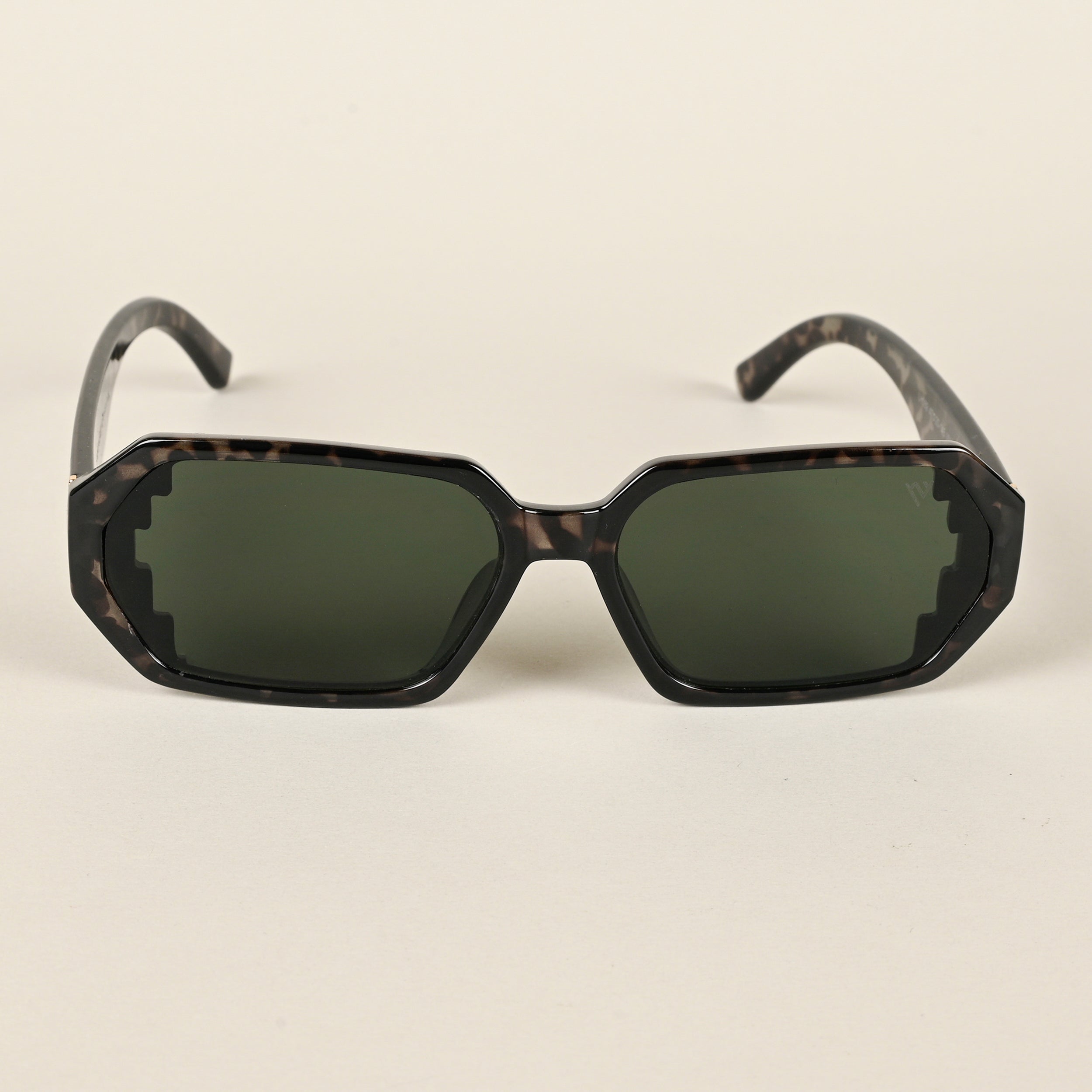 Voyage Green Rectangle Sunglasses for Men & Women (LH069MG4507)