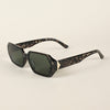 Rectangle Green Sunglasses (LH069MG4507)